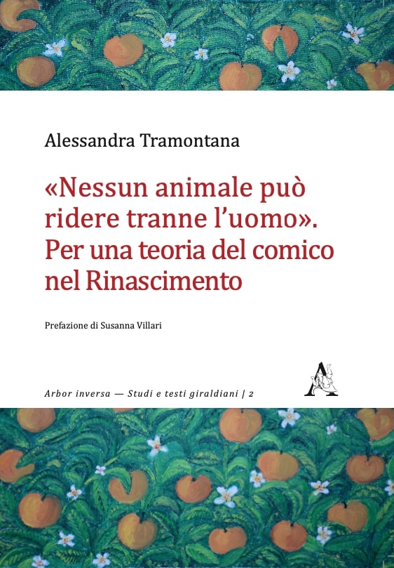 Copertina libro «Nessun animale può ridere tranne l’uomo». Per una teoria del comico nel Rinascimento