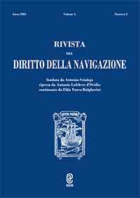 copertina 9791221800333 Rivista del Diritto della Navigazione