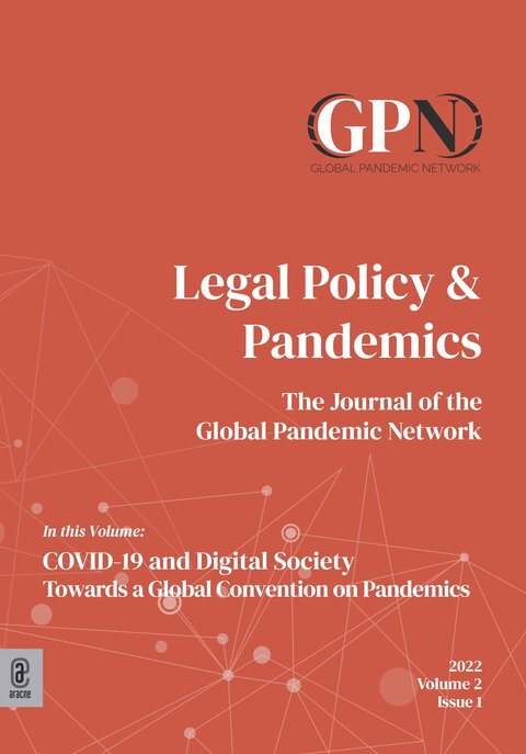 copertina 9791221805963 Legal Policy & Pandemics<br>The Journal of the Global Pandemic Network
