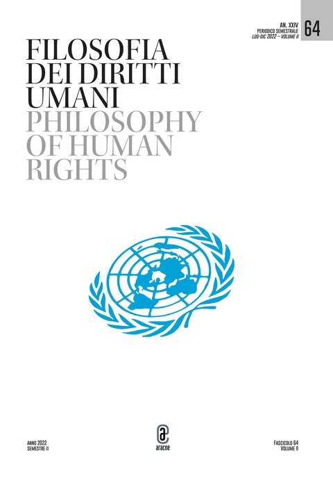 copertina 9791221806731 Filosofia dei Diritti umani / Philosophy of Human Rights