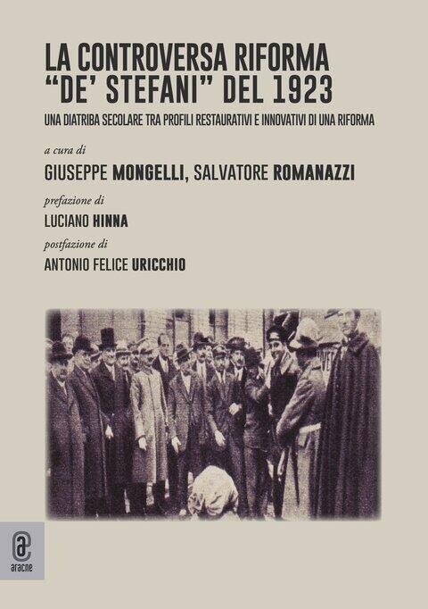 copertina 9791221807189 La controversa riforma “De’ Stefani” del 1923
