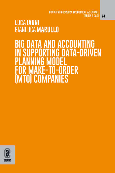 copertina 9791221808834 Big data and accounting in supporting data-driven planning model for make-to-order (mto) companies