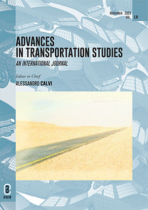 copertina 9791221809190 Advances in Transportation Studies