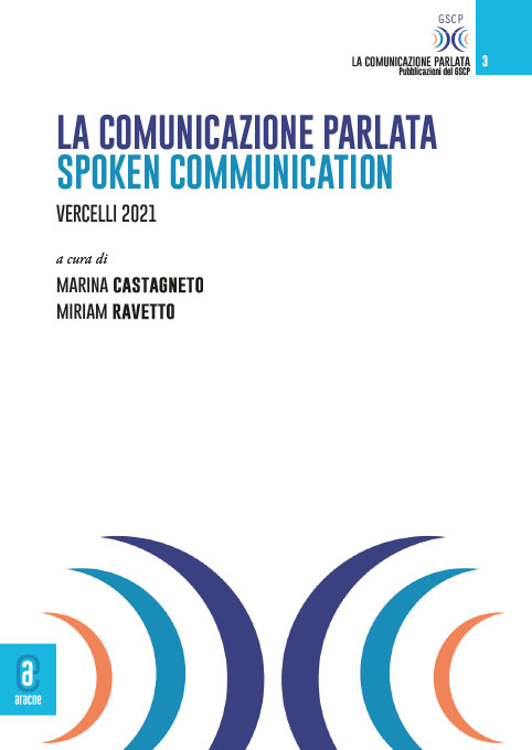 copertina 9791221809459 La comunicazione parlata / Spoken Communication