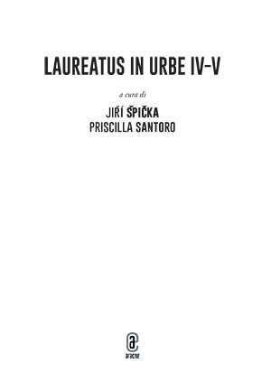 copertina 9791221809787 Laureatus in Urbe IV-V