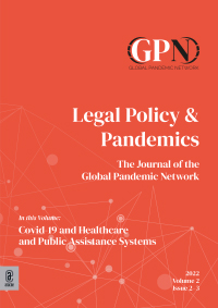 copertina 9791221810660 Legal Policy & Pandemics<br>The Journal of the Global Pandemic Network