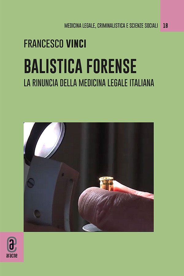 copertina Balistica Forense - 9791221812565
