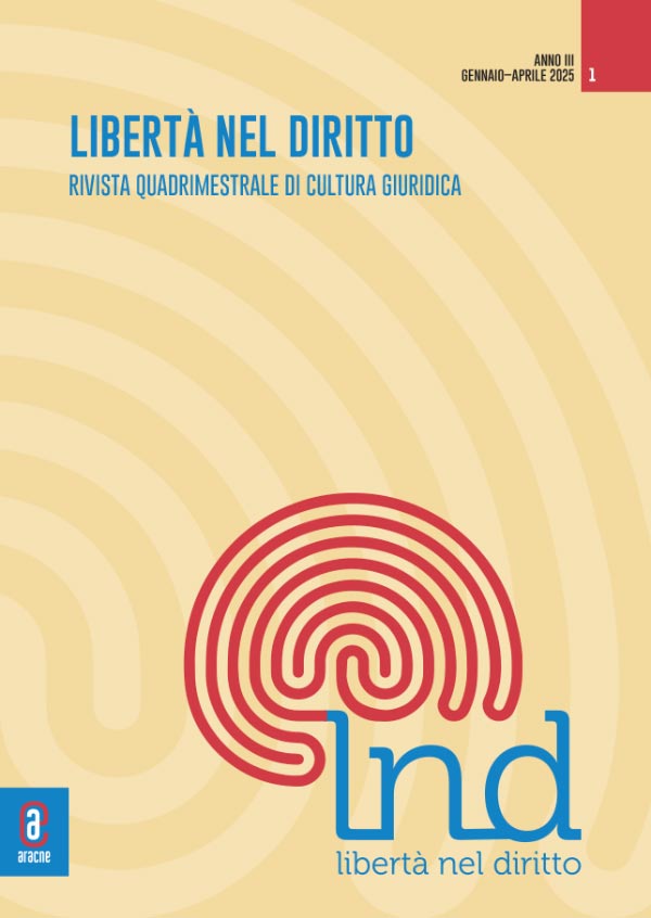 Copertina libro libertà nel diritto