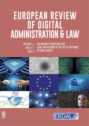 Copertina libro European Review of Digital Administration & Law