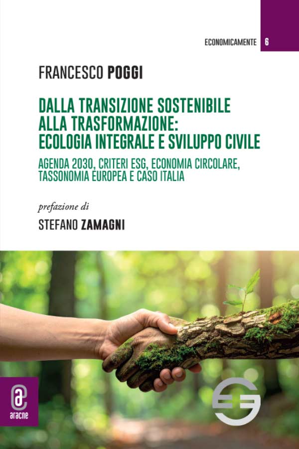 Copertina libro Dalla transizione sostenibile alla trasformazione: ecologia integrale e sviluppo civile