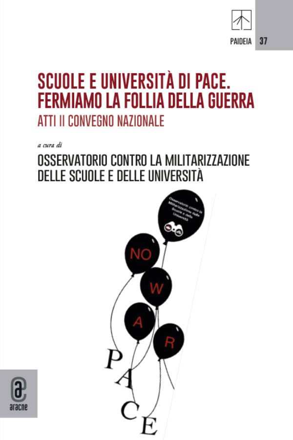 Copertina libro Scuole e università di Pace<br>Fermiamo la follia della guerra