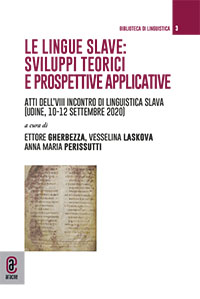 copertina 9791259946331 Le lingue slave: sviluppi teorici e prospettive applicative