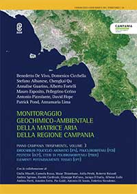 copertina 9791259947338 Monitoraggio geochimico–ambientale della matrice aria della Regione Campania